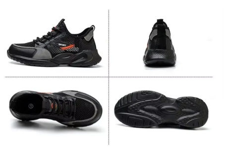 Buty Ochronne Grit Robocze Bezpieczne Antyuderzeniowe Elastyczne