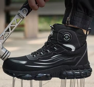 Buty Robocze Z Podnoskiem Ochronnym Wysokie Antyprzebiciowe