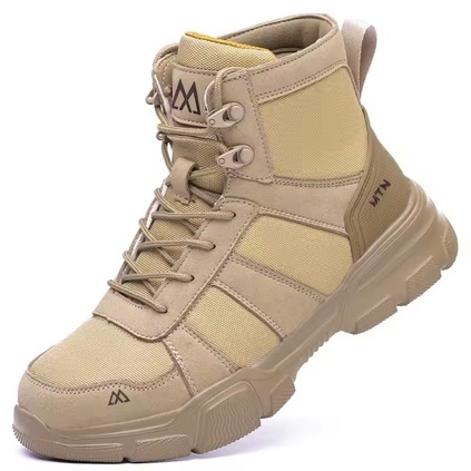 Buty Robocze Z Podnoskiem Ochronnym Wysokie Antyuderzeniowe Oddychające