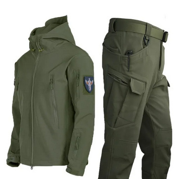 Zestaw Kurtka + Spodnie Taktyczne Militarne Softshell 4 kolory Zestaw Kurtka + Spodnie Taktyczne Militarne Softshell 4 kolory