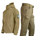 Zestaw Kurtka + Spodnie Taktyczne Militarne Softshell 4 kolory