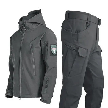 Zestaw Kurtka + Spodnie Taktyczne Militarne Softshell 4 kolory Zestaw Kurtka + Spodnie Taktyczne Militarne Softshell 4 kolory