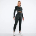 zestaw Legginsy Top damski Fitness Push Up ubranie sportowe damskie