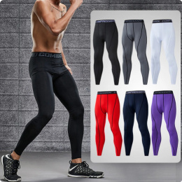 Legginsy fitness męskie długie