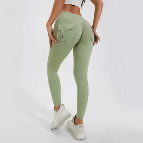 Legginsy pushup z kieszeniami legginsy Fitness